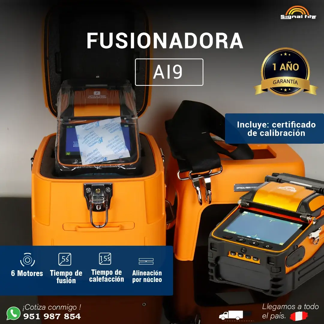 Fusionadora Fibra Optica Ai 9 Signal Fire